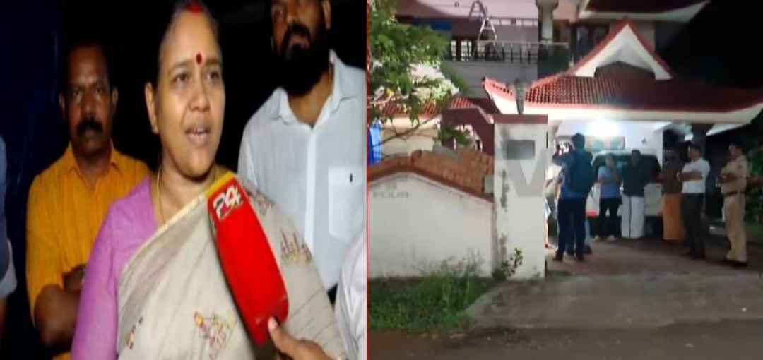ശോഭാ സുരേന്ദ്രന്റെ വീടിനു സമീപം അജ്ഞാതർ സ്ഫോടക വസ്തു എറിഞ്ഞു