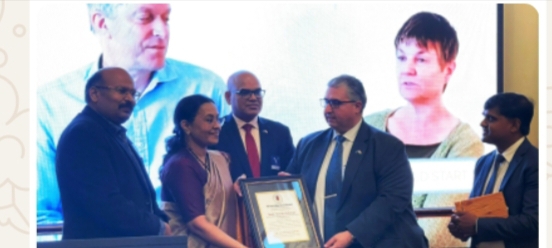 ആരോഗ്യ മേഖലയിലെ നേട്ടങ്ങള്‍ക്കുള്ള ആഗോള അംഗീകാരം : വിക്ടോറിയൻ പാർലമെന്റ് മന്ത്രി വീണ ജോർജിനെ ആദരിച്ചു