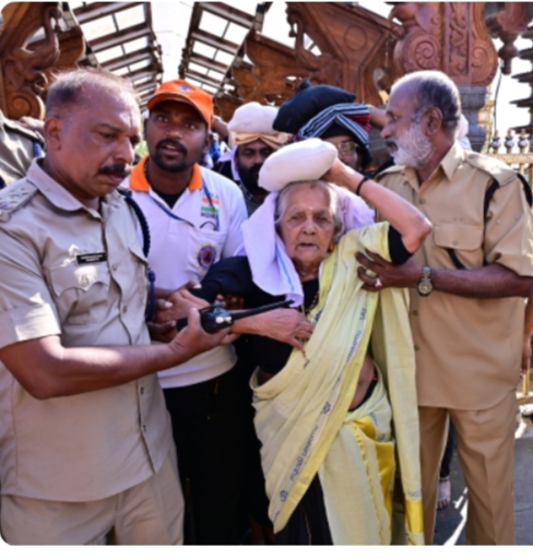 102 ന്റെ നിറവില്‍ അയ്യനെ തൊഴുത് പാറുക്കുട്ടി;